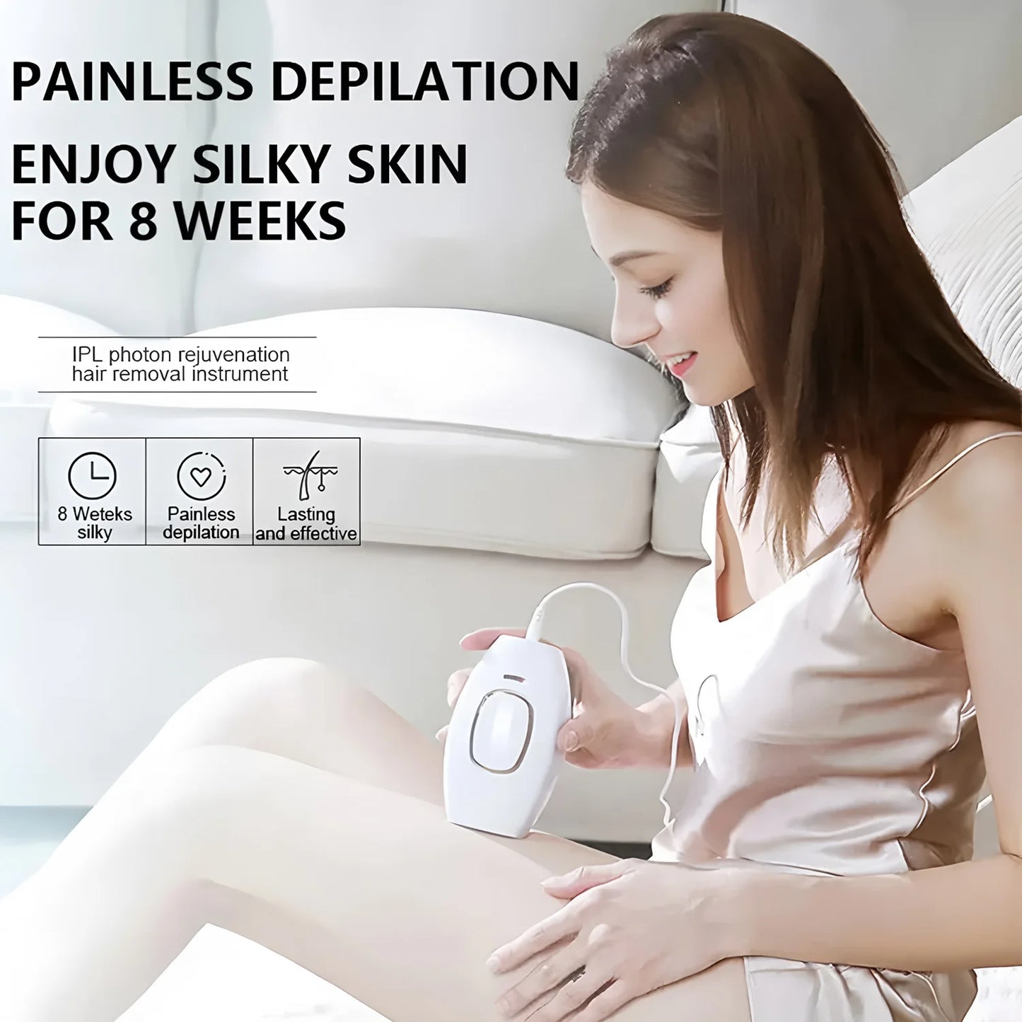 IPL Laser Hair Removal Device — Permanent Results at Home | Full Body in 10 Min