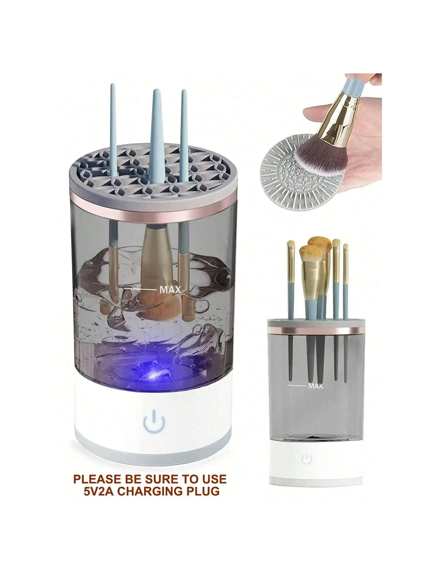 Electric Makeup Brush Cleaner & Dryer — Clean & Dry in 30 Seconds