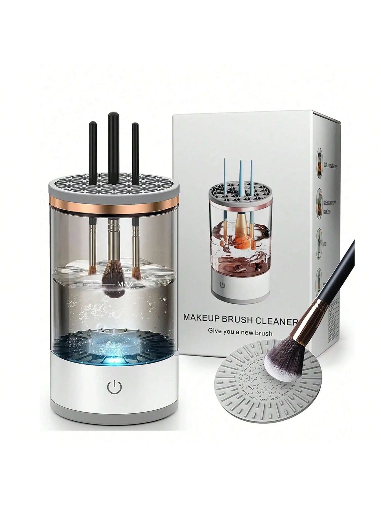 Electric Makeup Brush Cleaner & Dryer — Clean & Dry in 30 Seconds
